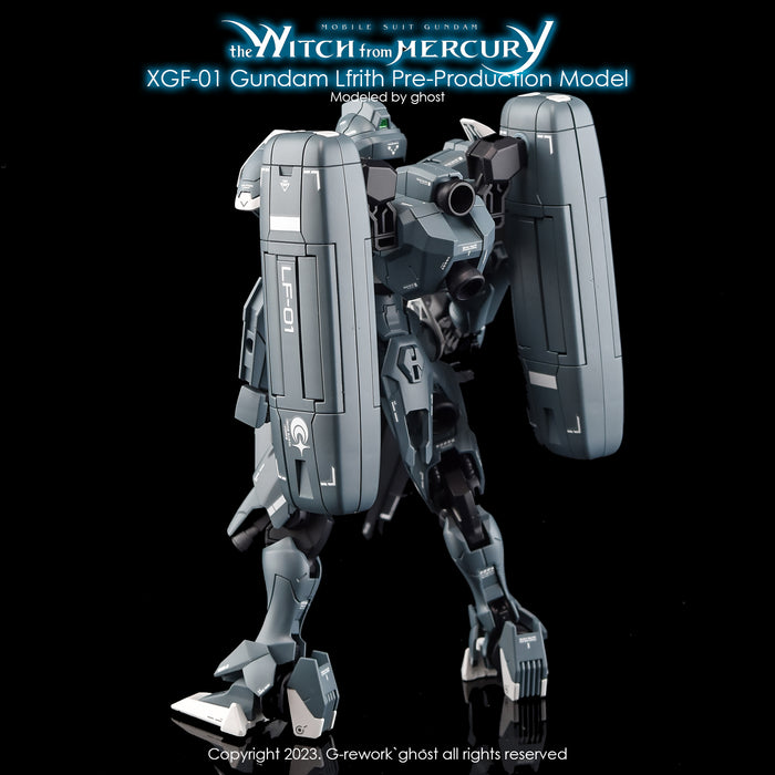 G-Rework Decal - HG Witch from Mercury Gundam Lfrith Pre-Production Model Use