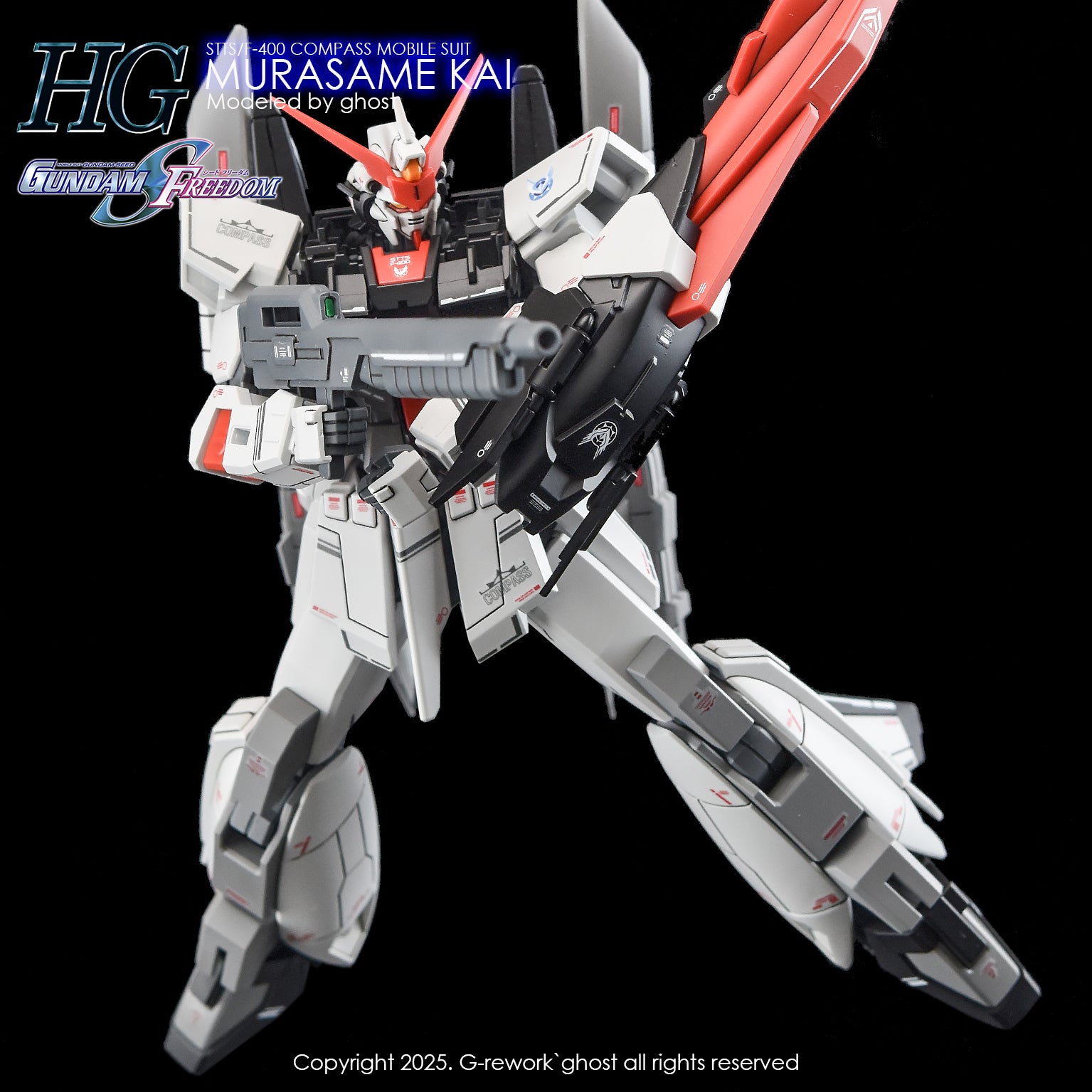 G-Rework Decal - HGCE 1/144 STTS/F-400 Murasame Kai Use - Argama