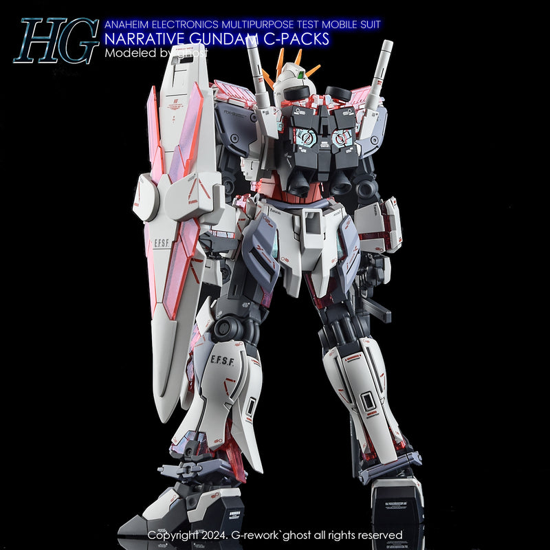 G-Rework Decal - HGUC RX-9/C Narrative Gundam C-Pack Use
