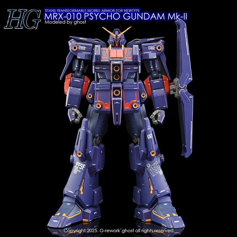 G-Rework Decal - HGUC 1/144 MRX-010 Psycho Gundam Mk-II Use