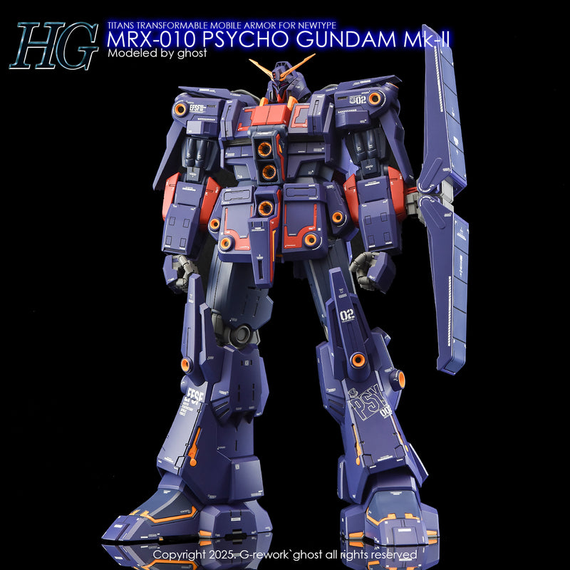 G-Rework Decal - HGUC 1/144 MRX-010 Psycho Gundam Mk-II Use