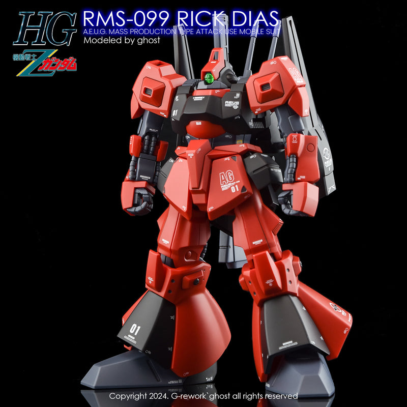G-Rework Decal - HGUC RMS-099 Rick Dias Use