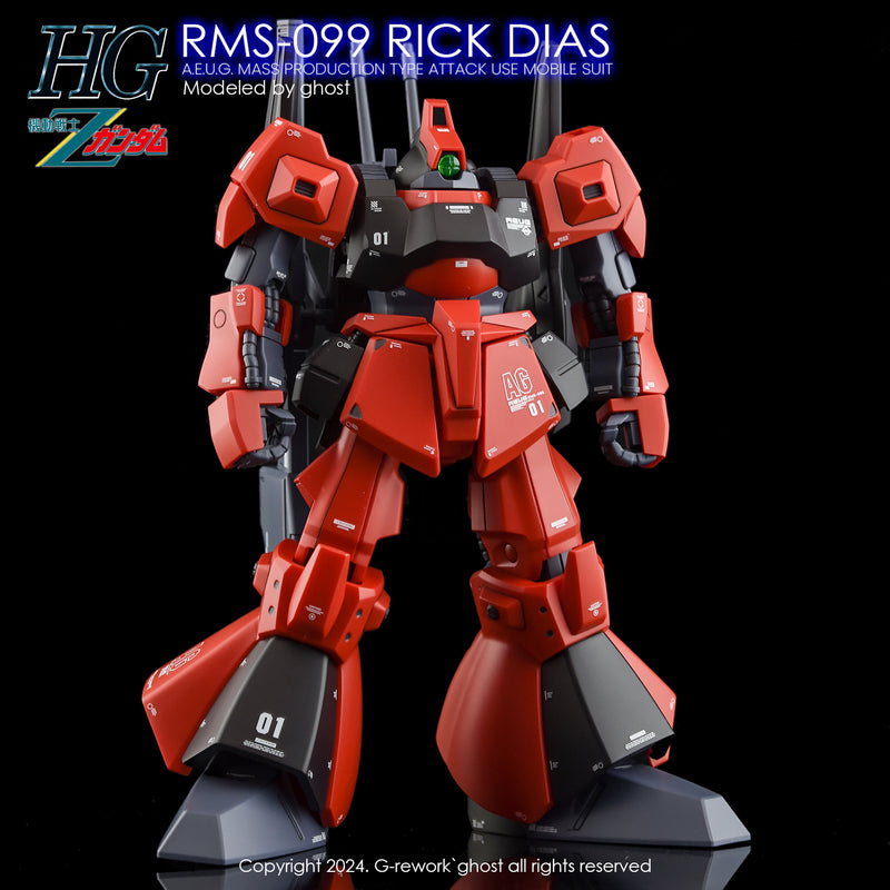 G-Rework Decal - HGUC RMS-099 Rick Dias Use