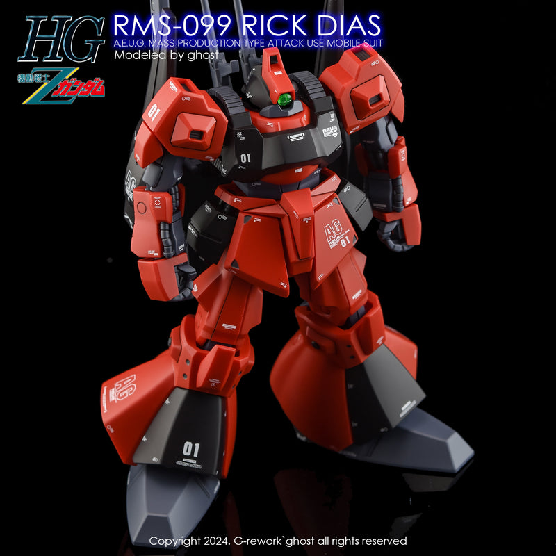 G-Rework Decal - HGUC RMS-099 Rick Dias Use