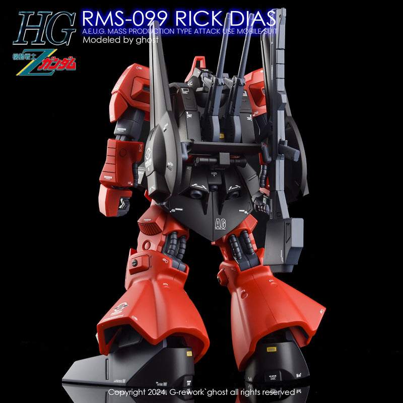 G-Rework Decal - HGUC RMS-099 Rick Dias Use