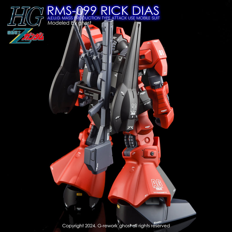 G-Rework Decal - HGUC RMS-099 Rick Dias Use