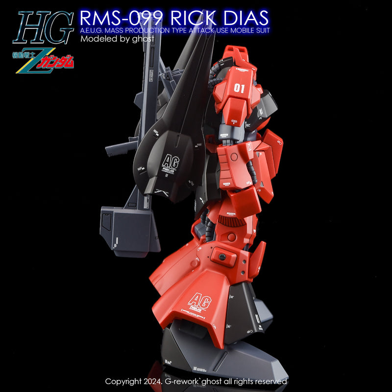 G-Rework Decal - HGUC RMS-099 Rick Dias Use