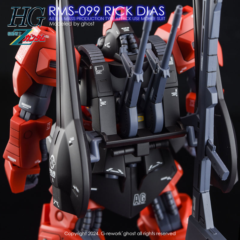 G-Rework Decal - HGUC RMS-099 Rick Dias Use