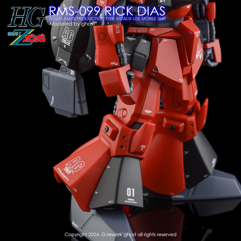 G-Rework Decal - HGUC RMS-099 Rick Dias Use