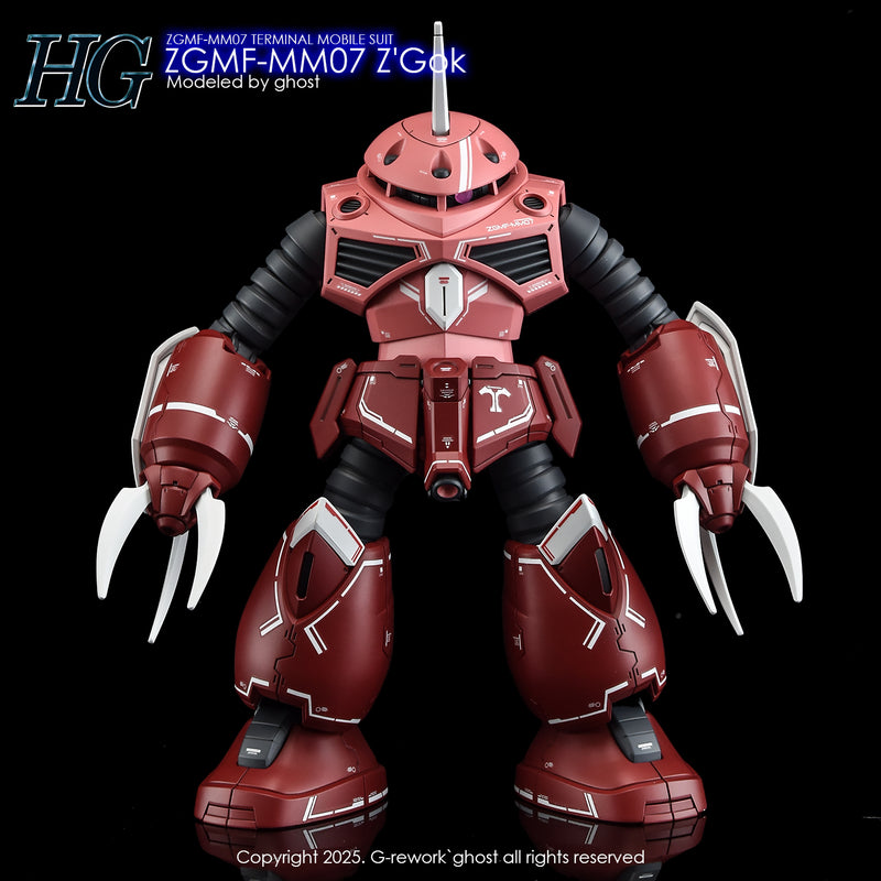 G-Rework Decal - HGCE ZGMF-MM07 Z'Gok Use