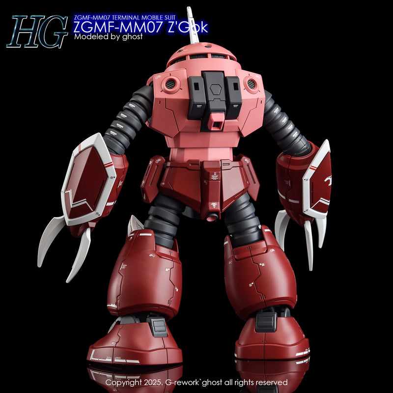 G-Rework Decal - HGCE ZGMF-MM07 Z'Gok Use