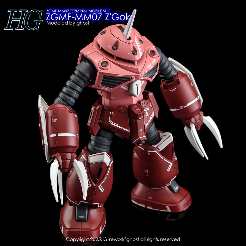 G-Rework Decal - HGCE ZGMF-MM07 Z'Gok Use