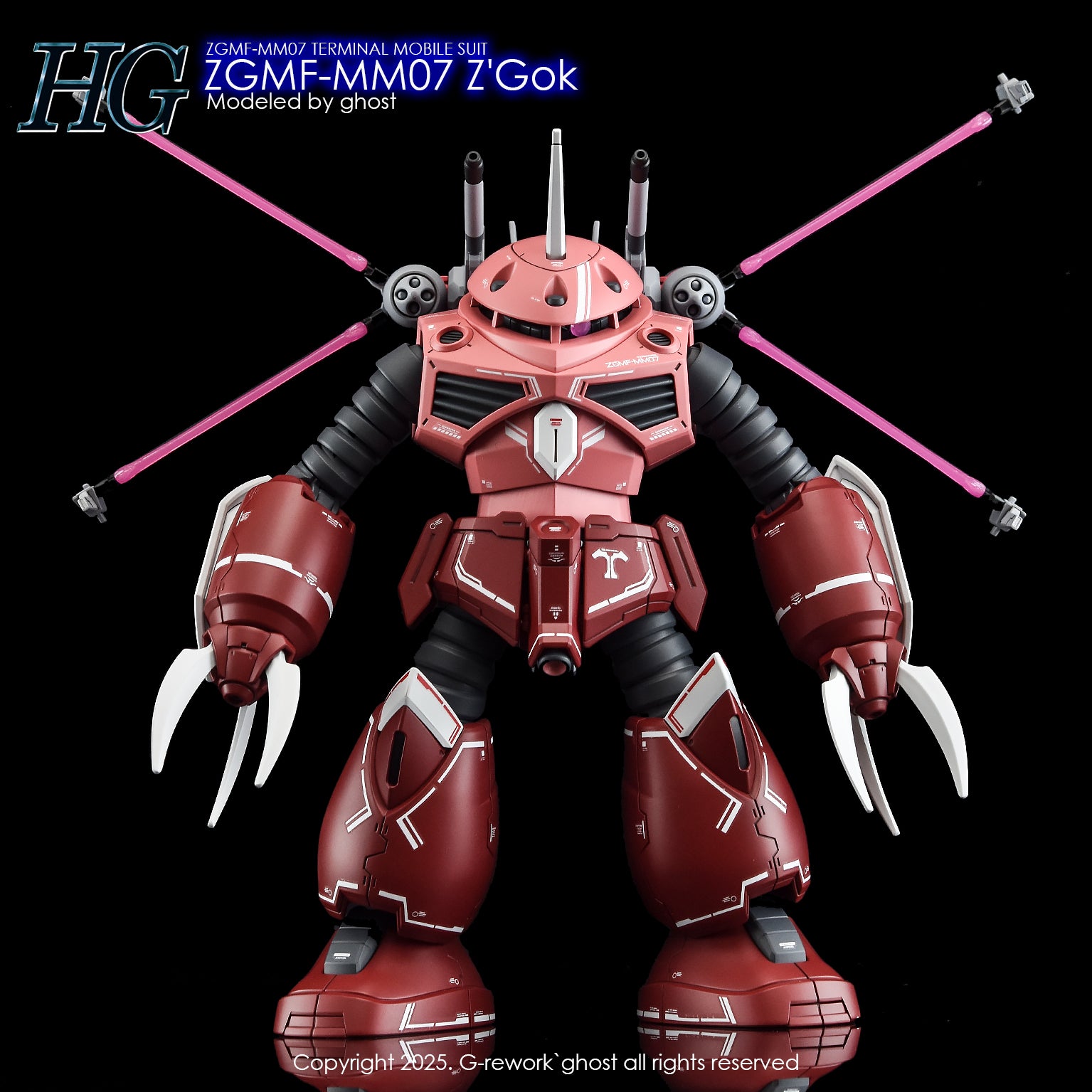 G-Rework Decal - HGCE ZGMF-MM07 Z'Gok Use - Argama Hobby - Vaughan