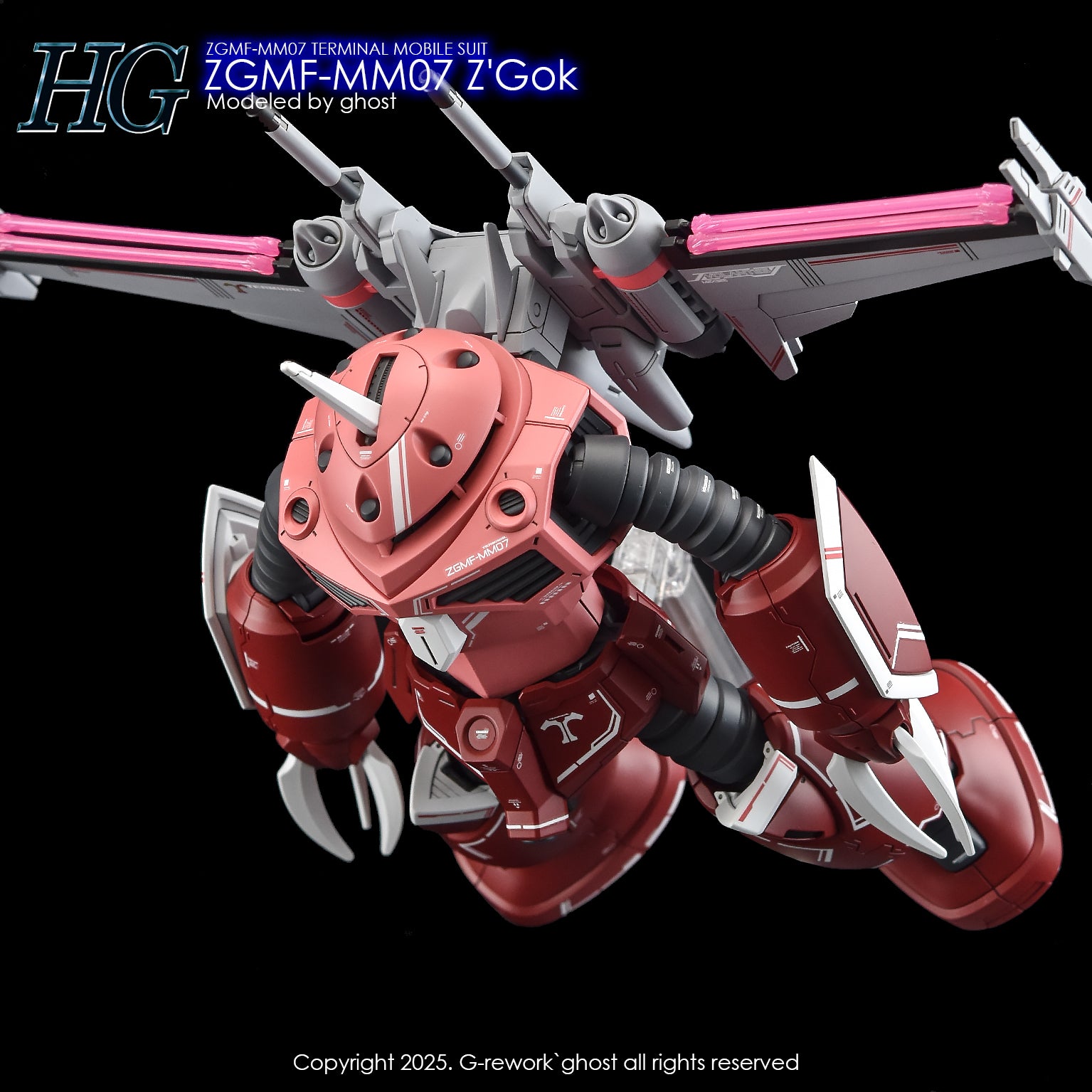 G-Rework Decal - HGCE ZGMF-MM07 Z'Gok Use - Argama Hobby - Vaughan