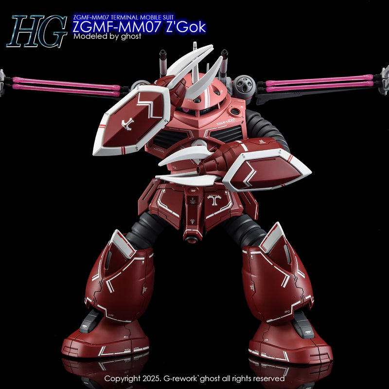 G-Rework Decal - HGCE ZGMF-MM07 Z'Gok Use