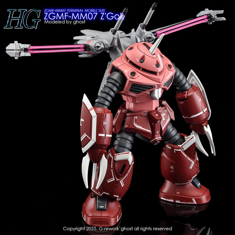 G-Rework Decal - HGCE ZGMF-MM07 Z'Gok Use