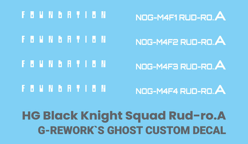 G-Rework Decal - HGCE NOG-M4F2 Black Knight Squad Rud-ro.A Use