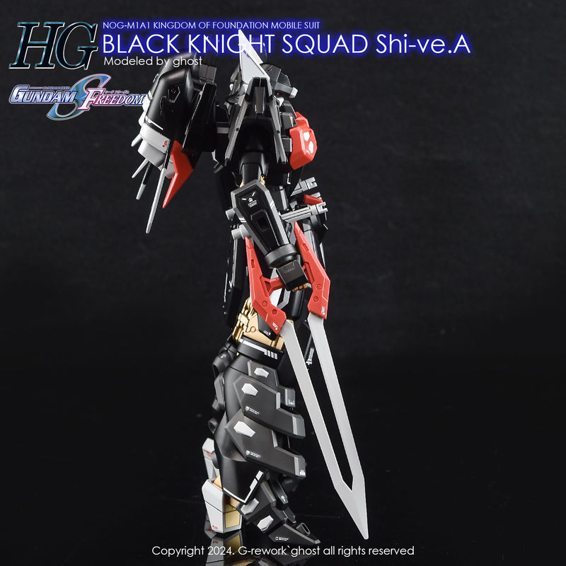 G-Rework Decal - HGCE NOG-M1A1 Black Knight Squad Shi-ve.A Use