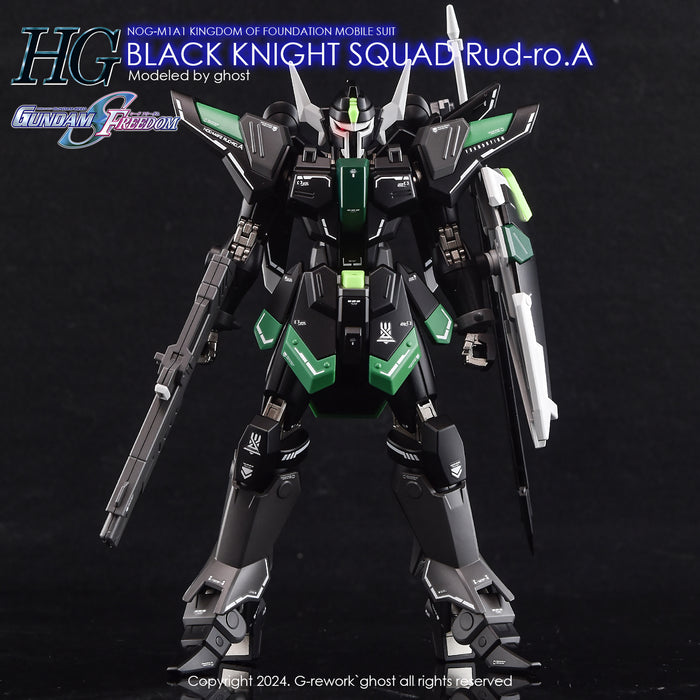 G-Rework Decal - HG NOG-M4F2 Black Knight Squad Rud-ro.A Use