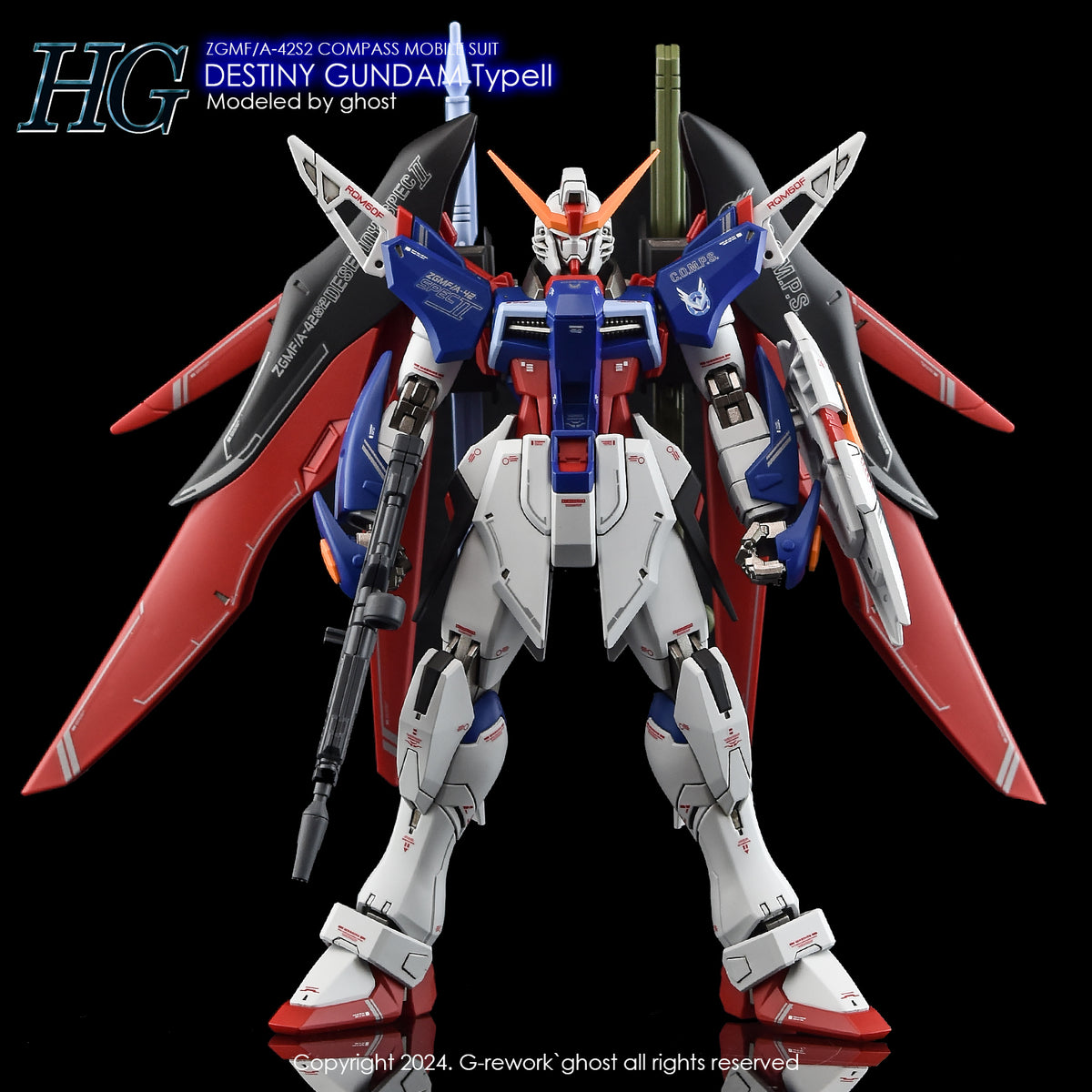 G-Rework Decal - HGCE ZGMF/A-42S2 Destiny Gundam Type II Use