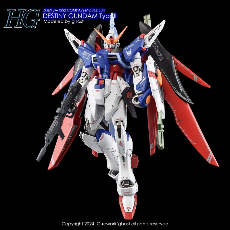 G-Rework Decal - HGCE ZGMF/A-42S2 Destiny Gundam Type II Use