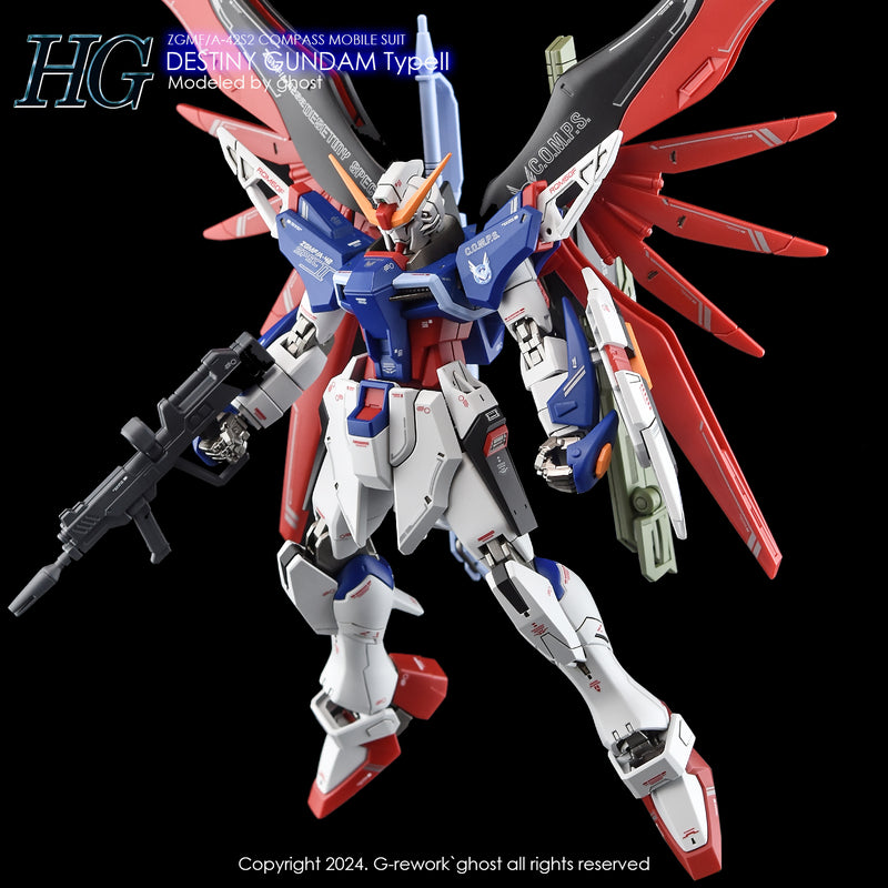 G-Rework Decal - HGCE ZGMF/A-42S2 Destiny Gundam Type II Use