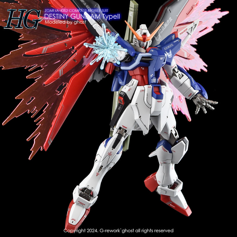 G-Rework Decal - HGCE ZGMF/A-42S2 Destiny Gundam Type II Use