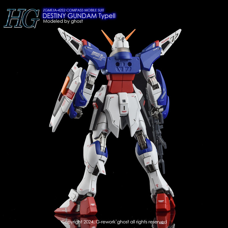G-Rework Decal - HGCE ZGMF/A-42S2 Destiny Gundam Type II Use