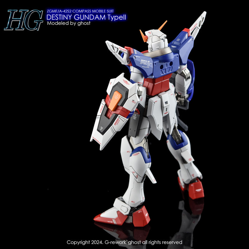 G-Rework Decal - HGCE ZGMF/A-42S2 Destiny Gundam Type II Use