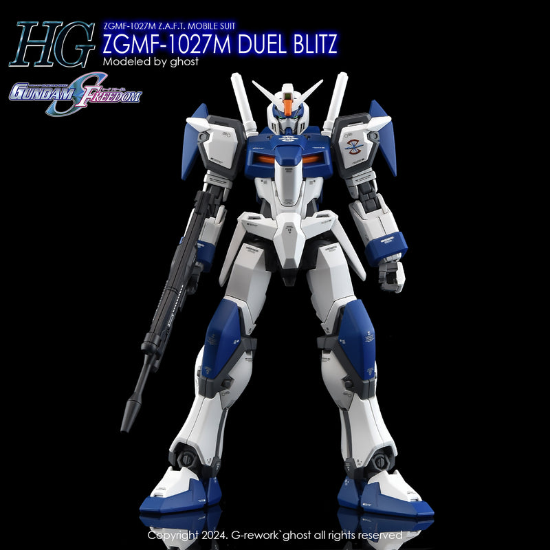 G-Rework Decal - HGCE ZGMF-1027M Duel Blitz Gundam Use