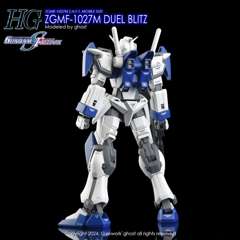 G-Rework Decal - HGCE ZGMF-1027M Duel Blitz Gundam Use
