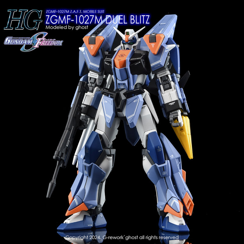 G-Rework Decal - HGCE ZGMF-1027M Duel Blitz Gundam Use