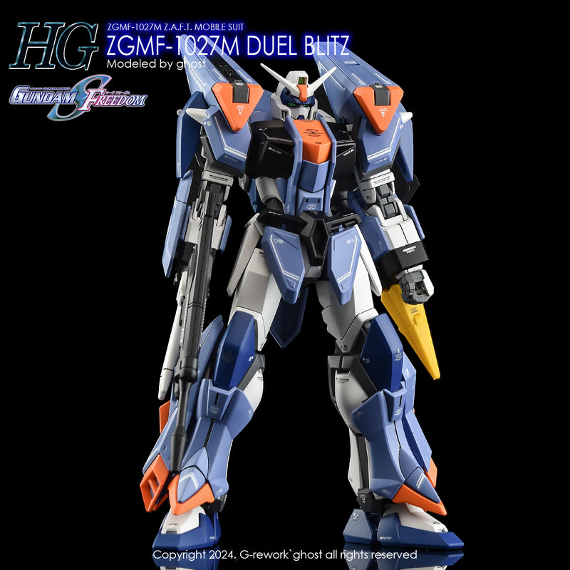 G-Rework Decal - HGCE ZGMF-1027M Duel Blitz Gundam Use
