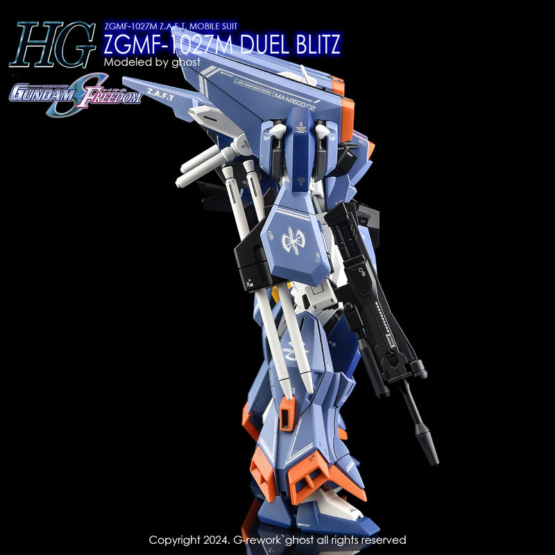 G-Rework Decal - HGCE ZGMF-1027M Duel Blitz Gundam Use