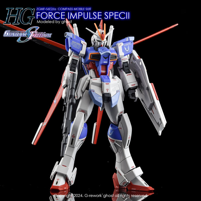 G-Rework Decal - HGCE ZGMF-56E2/α Force Impulse Gundam Spec II Use