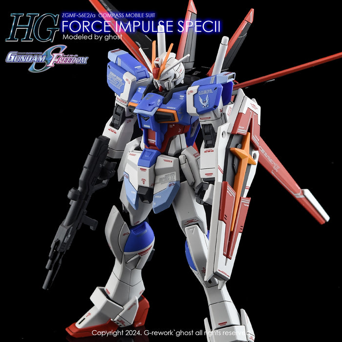 G-Rework Decal - HGCE ZGMF-56E2/α Force Impulse Gundam Spec II Use