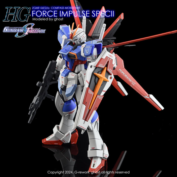 G-Rework Decal - HGCE ZGMF-56E2/α Force Impulse Gundam Spec II Use