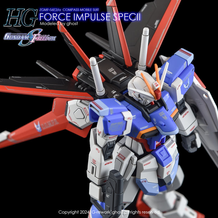 G-Rework Decal - HGCE ZGMF-56E2/α Force Impulse Gundam Spec II Use