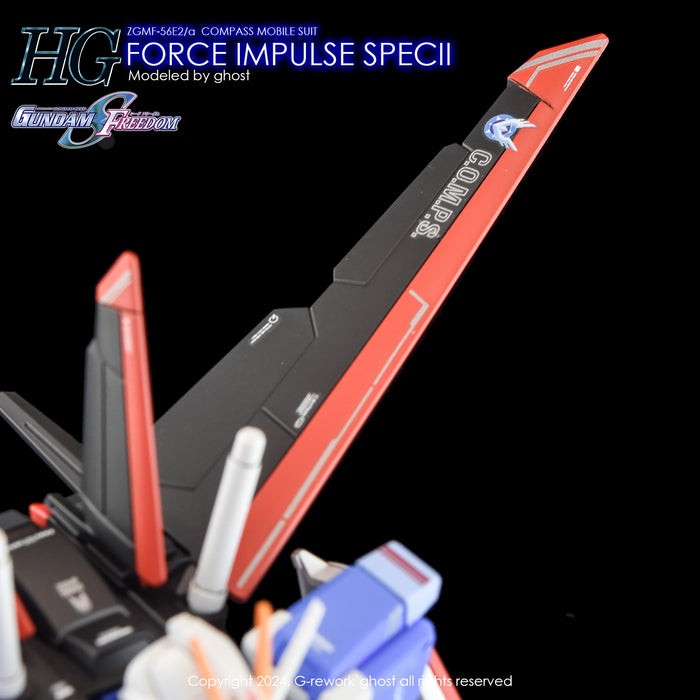 G-Rework Decal - HGCE ZGMF-56E2/α Force Impulse Gundam Spec II Use