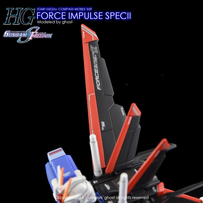 G-Rework Decal - HGCE ZGMF-56E2/α Force Impulse Gundam Spec II Use