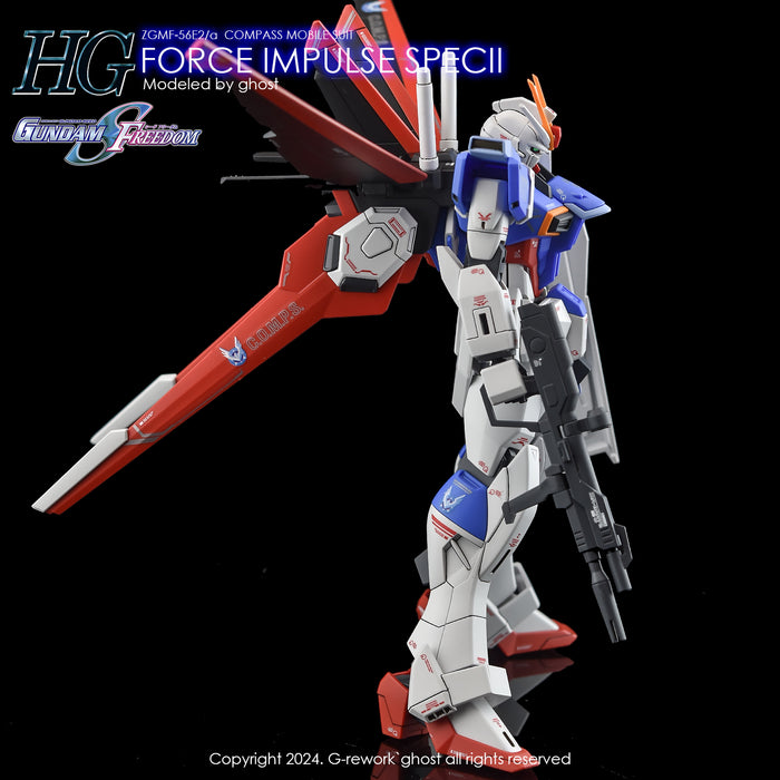 G-Rework Decal - HGCE ZGMF-56E2/α Force Impulse Gundam Spec II Use