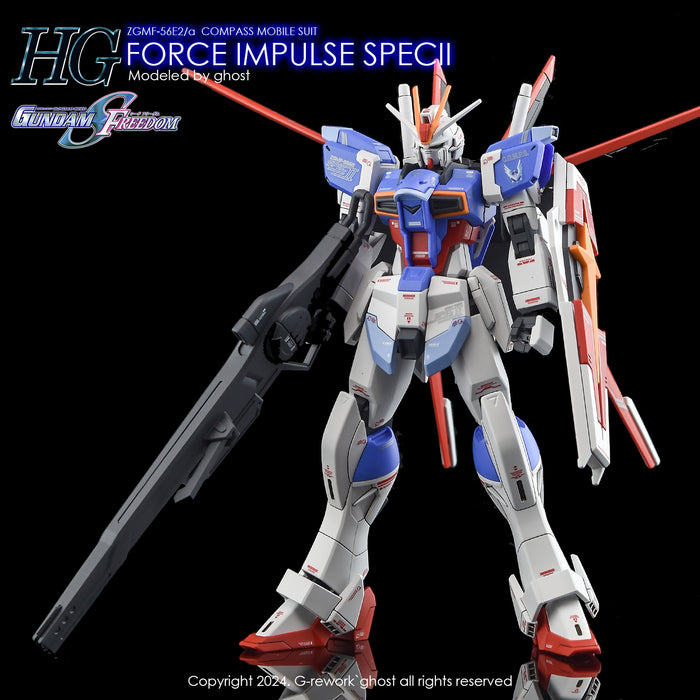 G-Rework Decal - HGCE ZGMF-56E2/α Force Impulse Gundam Spec II Use