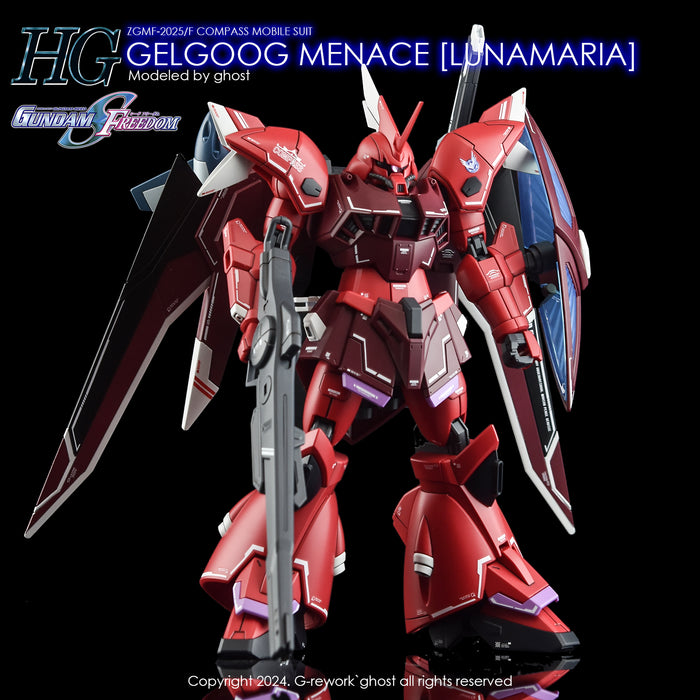 G-Rework Decal - HG ZGMF-2025/F Gelgoog Menace (Lunamaria) Use