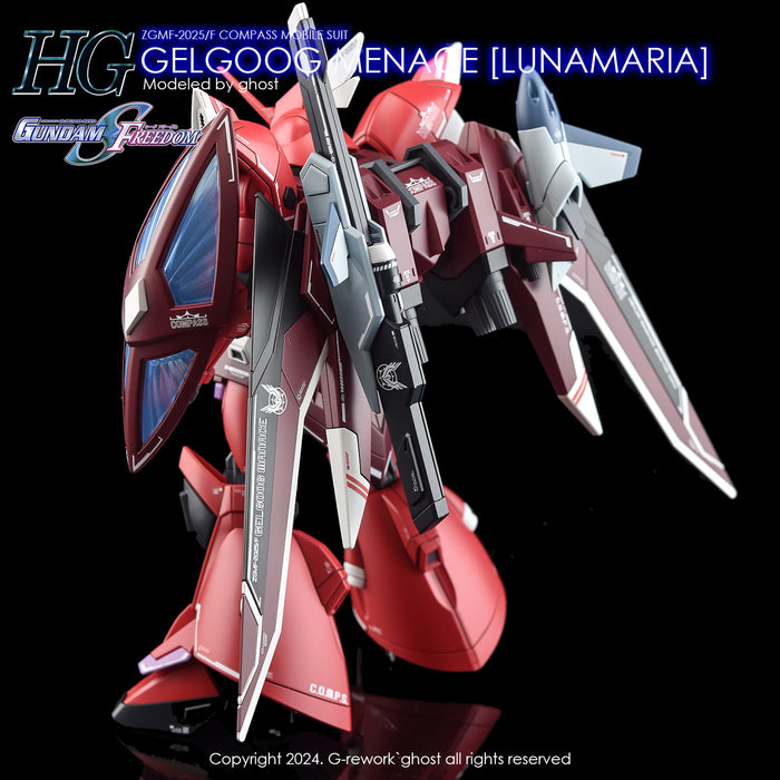 G-Rework Decal - HG ZGMF-2025/F Gelgoog Menace (Lunamaria) Use