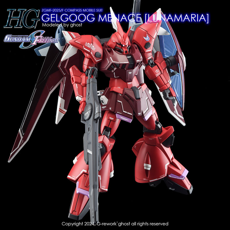 G-Rework Decal - HGCE ZGMF-2025/F Gelgoog Menace (Lunamaria) Use