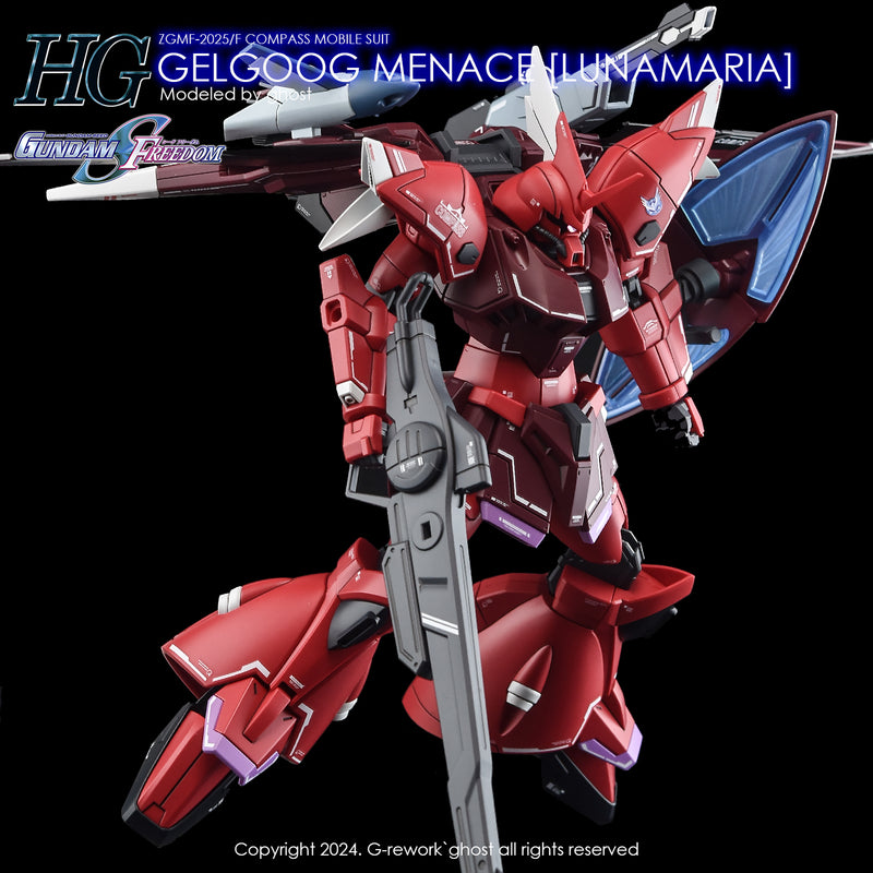 G-Rework Decal - HGCE ZGMF-2025/F Gelgoog Menace (Lunamaria) Use