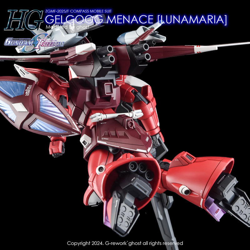 G-Rework Decal - HGCE ZGMF-2025/F Gelgoog Menace (Lunamaria) Use