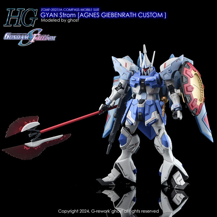 G-Rework Decal - HGCE ZGMF-2027/A Gyan Strom (Agnes Giebenrath Custom) Use