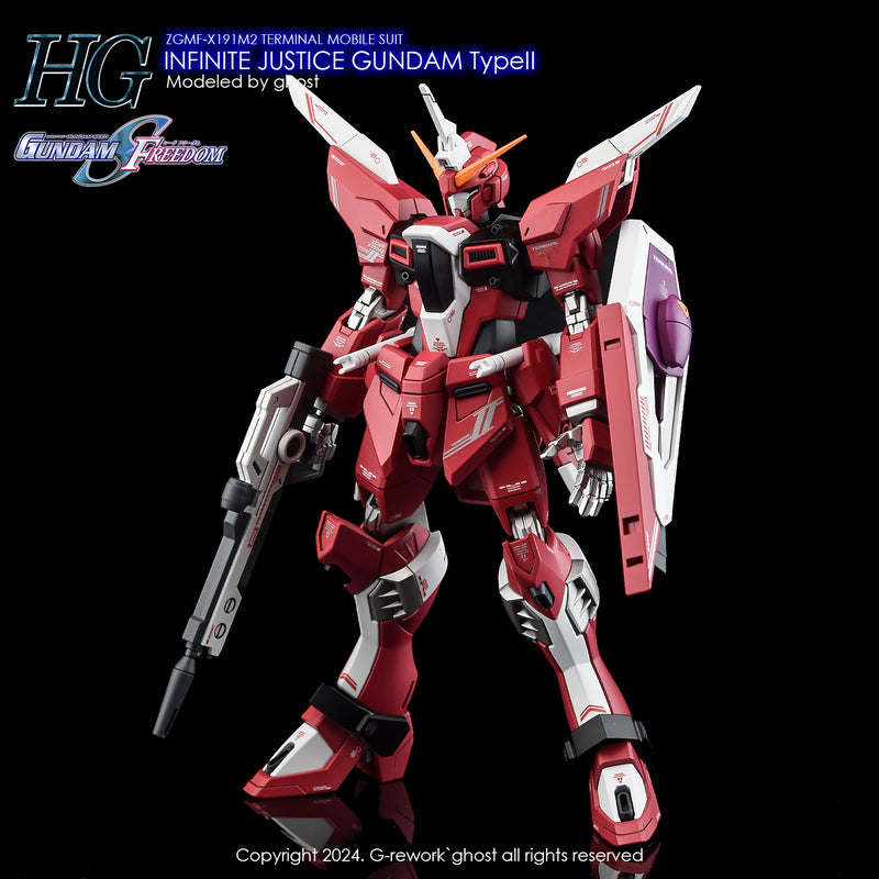 G-Rework Decal - HGCE ZGMF-X191M2 Infinite Justice Gundam Type II Use