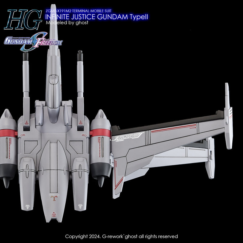 G-Rework Decal - HGCE ZGMF-X191M2 Infinite Justice Gundam Type II Use